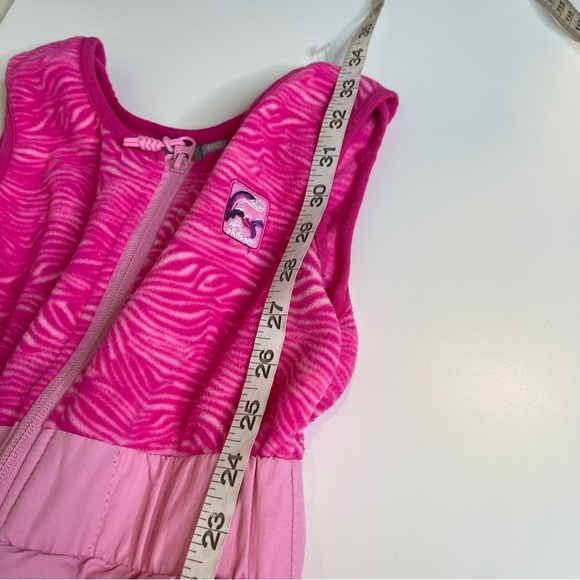 Phoebe kids Pink Snowsuit bibs pants Fleece - Picture 9 of 9